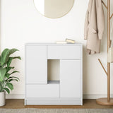 Sideboard with Drawers and Doors White 70.5x34x74.5 cm 861841