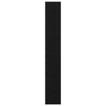 Book Cabinet Black Engineered Wood 3333932
