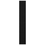 Book Cabinet Black Engineered Wood 3333932