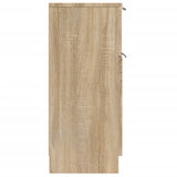 Sideboards 2 pcs Sonoma Oak 30x30x70 cm Engineered Wood 811122