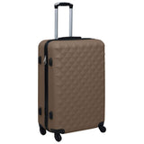 Hardcase Trolley Set 2 pcs Brown ABS 92433