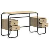 Desk with Storage Sonoma Oak 145 x 50 x 75 cm 8008009