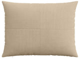 Cushion Cover 6 pcs ALMELO Taupe 60 x 60 cm Corduroy 915420