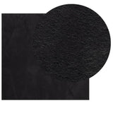 Rug HUARTE Short Pile Soft and Washable Black 240x240 cm 375120