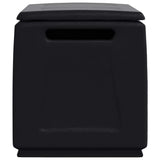 Garden Storage Box 96x53x57 cm 230 L Dark Grey and Black 151817