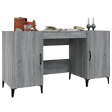 Desk Grey Sonoma 140x50x75 cm Engineered Wood 817553