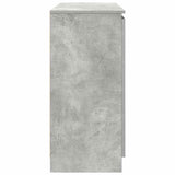 Sideboard with Drawers Concrete Grey 100.5x35x76 cm Engineered Wood 3328447