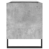Record Cabinet Concrete Grey 85x38x48 cm Engineered Wood 831712
