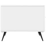 Coffee Table High Gloss White 49 x 50 x 40 cm Engineered Wood 895659