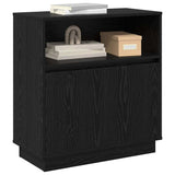 LED Sideboard Black Oak 71 x 34.5 x 75 cm Engineered Wood 869651