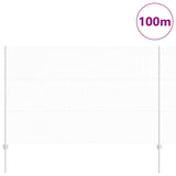 Welded Wire Fence 100 x 1.5 m Hot-Dip Galvanised Steel 3337081