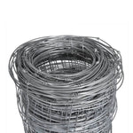 ZNTS Garden Fence Galvanised Steel 50 m 80 cm 140720