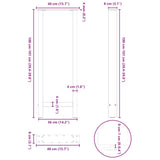 Bar Table Legs Anthracite 2 pcs 40x cm Steel 4013338