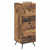 Drawer Cabinet Old Wood 33 x 34.5 x 90 cm Engineered Wood 895543