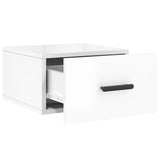 Wall-mounted Bedside Cabinets 2 pcs High Gloss White 35x35x20 cm 829841