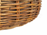Planter Basket GENDT 2 pcs Natural Brown Kubu Rattan 42020954