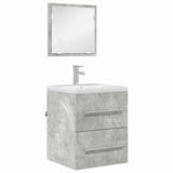 Bathroom Furniture Set with Drawer Grey 41 x 38.5 x 48 cm 875689