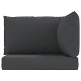 Pallet Cushions 3 pcs Black Oxford Fabric 361780