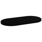 Table Top Dark Brown 120x60x4 cm Solid Wood Oak Oval 4009083