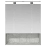 Bathroom Mirror Cabinet Concrete Grey 60 x 14.5 x 70 cm 889194