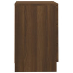 ZNTS Bedside Cabinet Brown Oak 38x35x56 cm Engineered Wood 815325