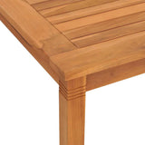 Garden Dining Table 150x90x75 cm Solid Wood Teak 316606