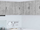 Wall Corner Cabinet PORTO Concrete Grey 57 x 57 x 80 cm 885428
