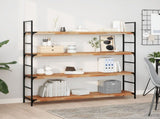 Floating Shelves 3 pcs 140x30x4 cm Oil Finished Solid Wood Acacia 3279625