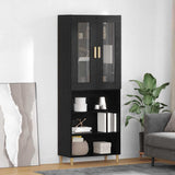 Highboard Black Oak 69.5 x 34 x 180 cm 3416148