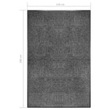 ZNTS Doormat Washable Anthracite 120x180 cm 323420
