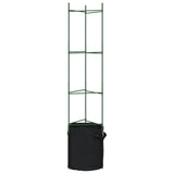 Tomato Cages with Plant Bags 8 pcs 154 cm Steel and PP 3281494