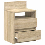 Bedside Cabinets 2 pcs with 2 Drawers Sonoma Oak 40x33x60 cm 858565