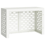 Air Conditioner Cover White 90 x 40 x 60 cm Steel 865891