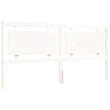 Bed Frame without Mattress White Super King Size Solid Wood 3194067
