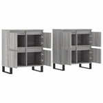 Sideboards 2 pcs Grey Sonoma Engineered Wood 3190187