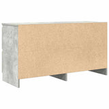 TV Cabinet Concrete Grey 100x35x54 cm Engineered Wood 861799