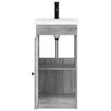 Bathroom Vanity with Sink Grey Sonoma 42 x 40 x 84.5 cm 890060
