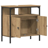 Bathroom Sink Cabinet Artisan Oak 60x30x60 cm Engineered Wood 862233