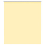 ZNTS Roller Blind Blackout Yellow 135x130 cm Fabric Width 131.6 cm Polyester 4012019