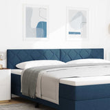 Headboard with Headboard Blue 200 cm Faux Leather 42007286