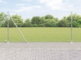 Welded Wire Fence with Concrete Base 25 x 1.6 m 3353816