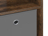 Sideboard with Drawer Smoked Oak 102 x 31 x 99.5 cm 8000496