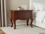 Side Table Brown 60.5 x 30 x 61 cm Solid Mahogany Wood 42009942