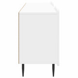TV Cabinet High Gloss White 150 x 31 x 52 cm Engineered Wood 894459