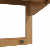 Coat Rack HILL Honey Brown 90 x 35 x 41.5 cm Solid Pine Wood 42025033