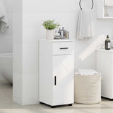 Bathroom Cabinet White 30 x 35 x 80 cm Engineered wood & Metal 883324