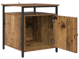 Bedside Cabinet 2 pcs Old Wood 40 x 42 x 60cm Engineered Wood 881807
