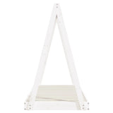 Kids Bed Frame White 70x140 cm Solid Wood Pine 834526