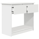 Console Table with Drawers White 85.5x38.5x74.5 cm 861391