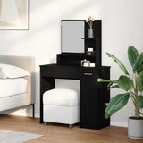 Dressing Table Black Oak 86.5 x 35 x 136 cm Engineered Wood 862783